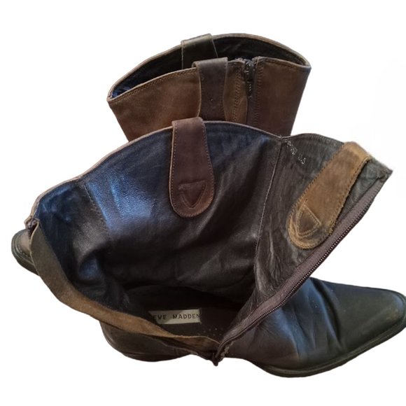 GUC | HTF "P Custer" | 🤠👢Cowboy Boots👢🤠 | Dark Brown | Men's | Size: 10.5 - Picture 6 of 16